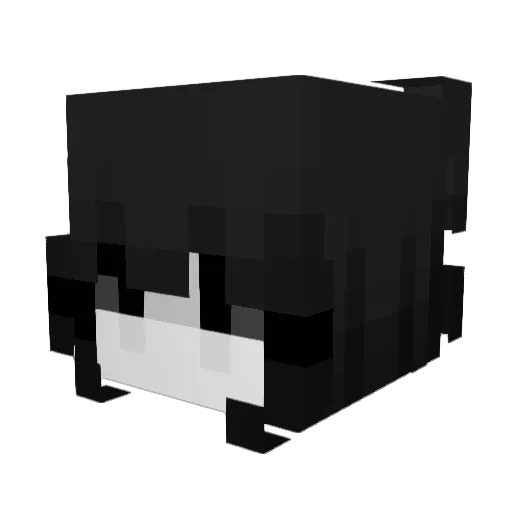Clarz Minecraft avatar head, 3D render