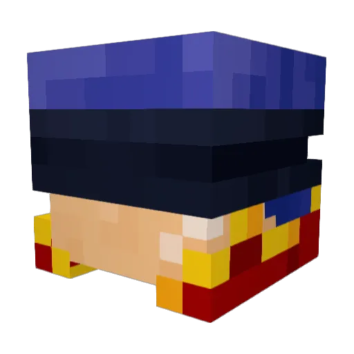 Clash2112 Minecraft avatar head, 3D render