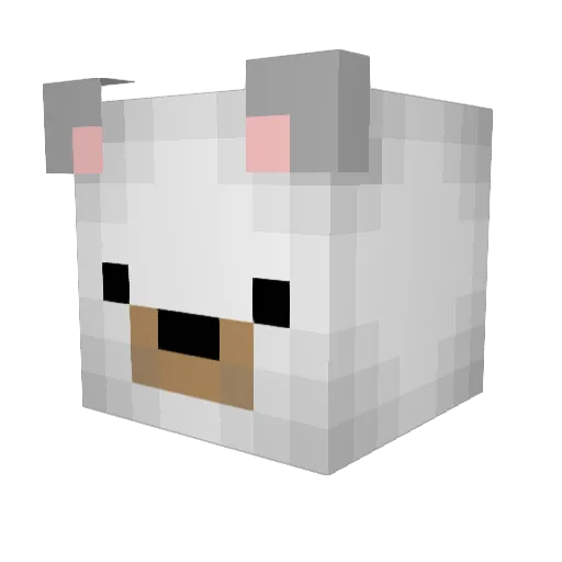 ClashMinecraftMC Minecraft avatar head, 3D render