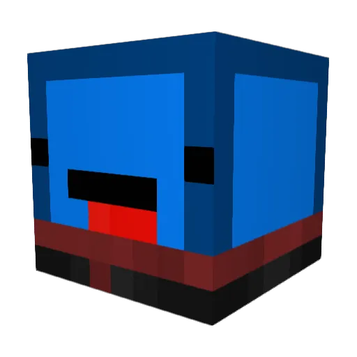 ClashOfChickens Minecraft avatar head, 3D render