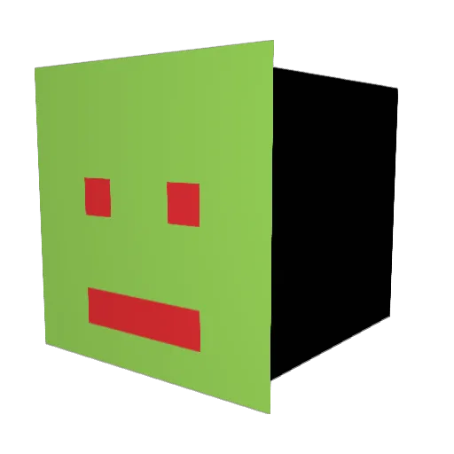 Clash_Crash Minecraft avatar head, 3D render