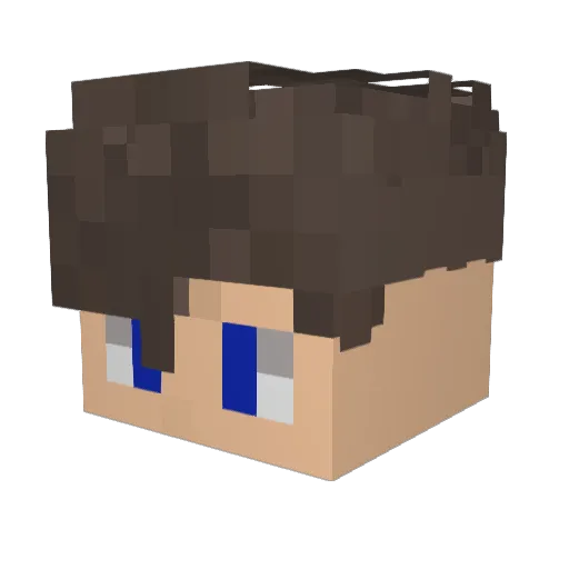 Clash_TownII Minecraft avatar head, 3D render