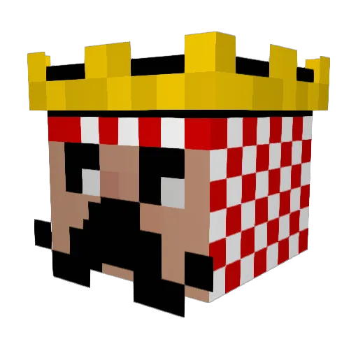 Clash__77 Minecraft avatar head, 3D render