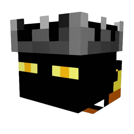 Clasher_HD Minecraft avatar head, 3D render