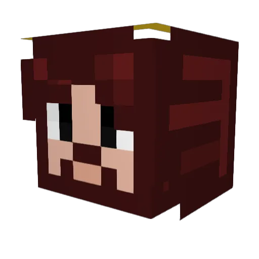 Clashman121 Minecraft avatar head, 3D render