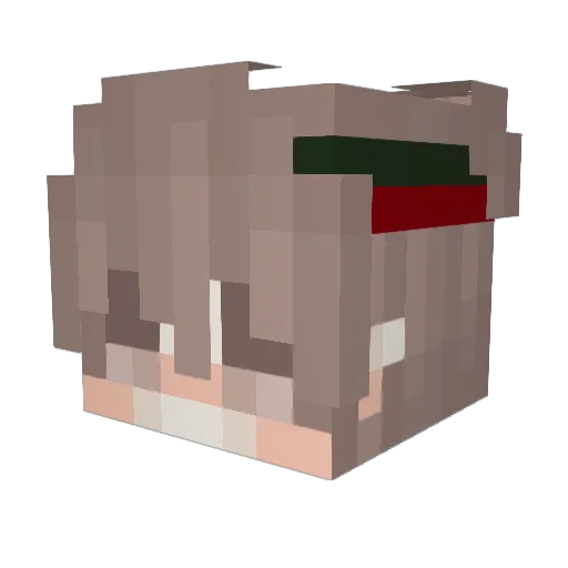 Clasificado Minecraft avatar head, 3D render