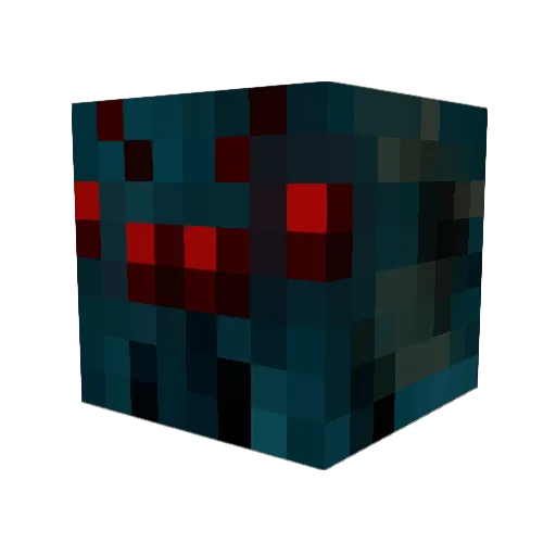 ClaspedDread Minecraft avatar head, 3D render