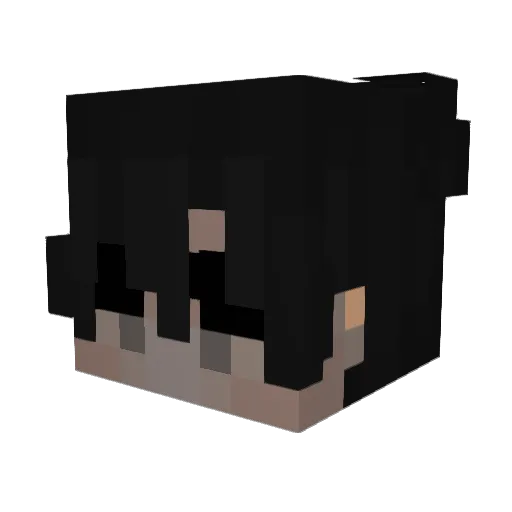 Classh Minecraft avatar head, 3D render