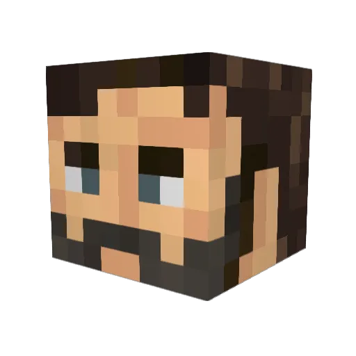 ClassicBarrage Minecraft avatar head, 3D render