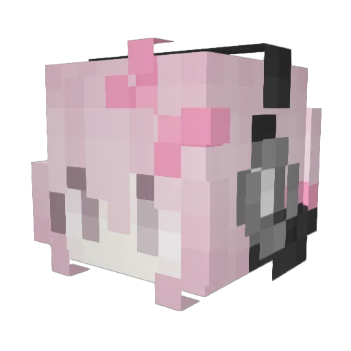 ClassicCamGil Minecraft avatar head, 3D render