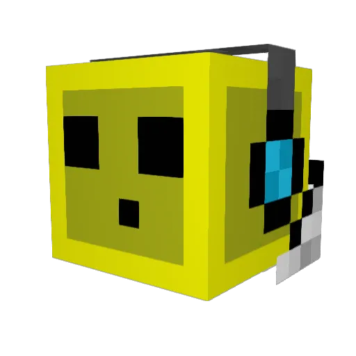 ClassicGunnaR Minecraft avatar head, 3D render