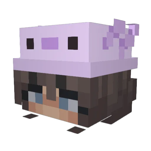 ClassicRoyalty Minecraft avatar head, 3D render