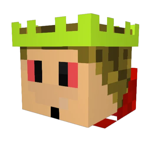 ClassiccTony Minecraft avatar head, 3D render