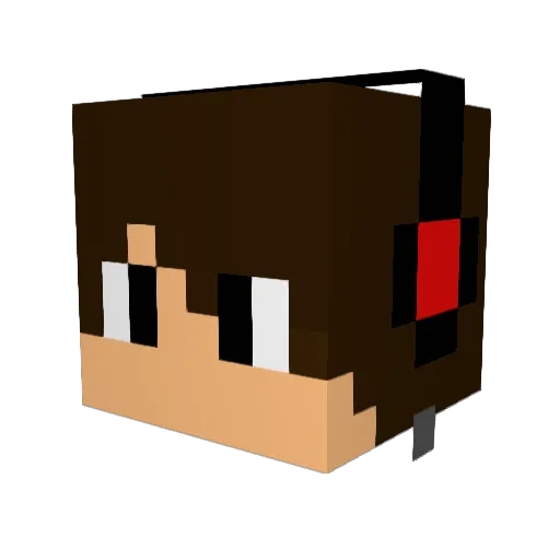 ClassyCanadian Minecraft avatar head, 3D render