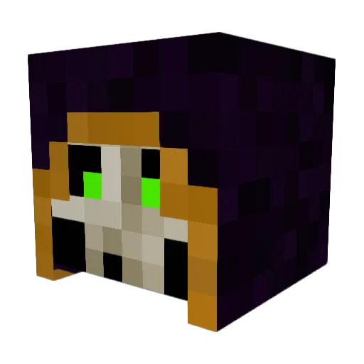 ClassyLich Minecraft avatar head, 3D render