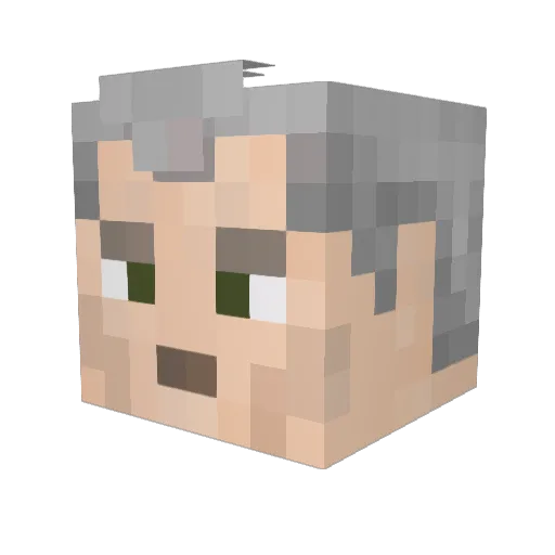 ClassyQ_ Minecraft avatar head, 3D render