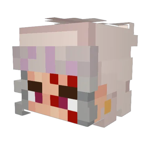 ClassyUnicorn72 Minecraft avatar head, 3D render