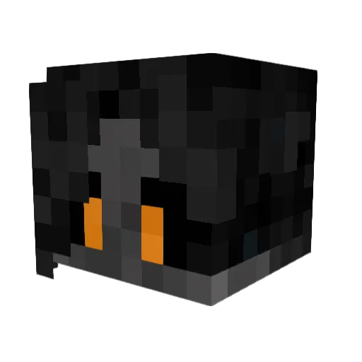 ClassyWeasel Minecraft avatar head, 3D render