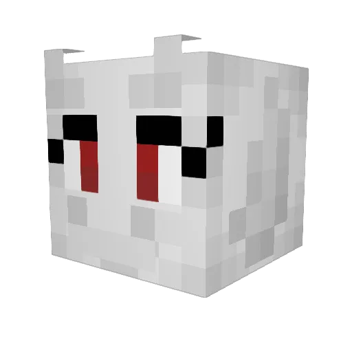 Clasymore Minecraft avatar head, 3D render