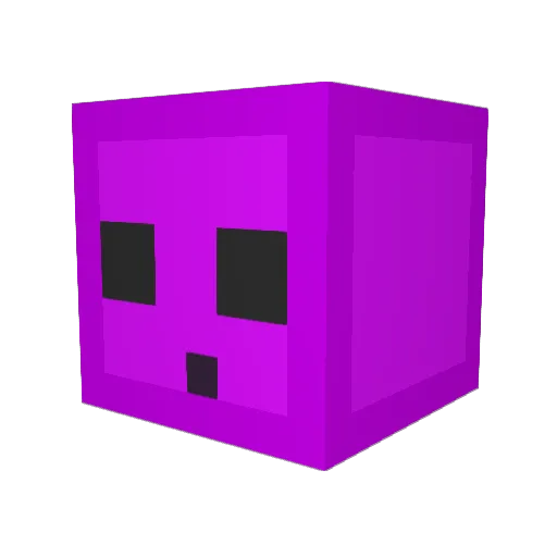 Claszy Minecraft avatar head, 3D render