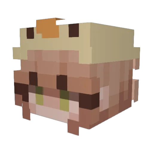 Claudi05 Minecraft avatar head, 3D render