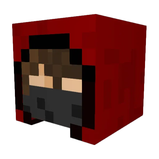 Claudians Minecraft avatar head, 3D render