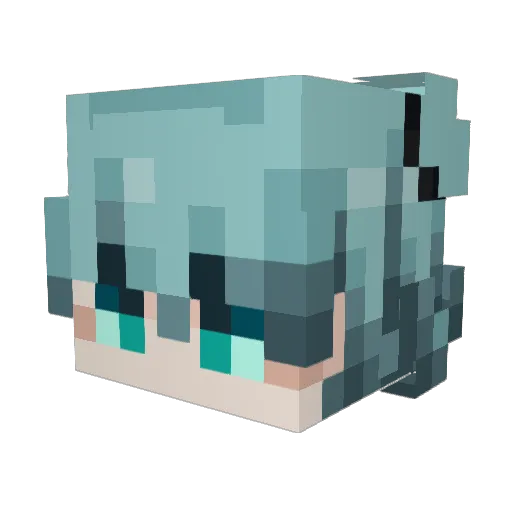 ClaudiuRO14 Minecraft avatar head, 3D render