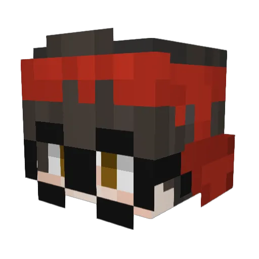 ClaudiuUNGA Minecraft avatar head, 3D render