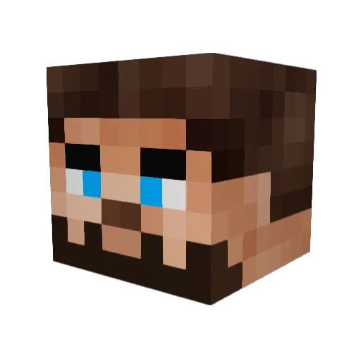 Claudius078 Minecraft avatar head, 3D render