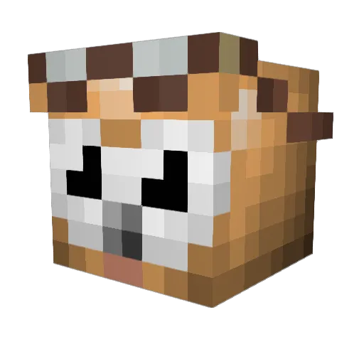 Claudius199 Minecraft avatar head, 3D render