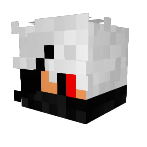 ClaudoFrancois Minecraft avatar head, 3D render