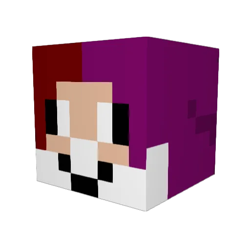 ClausStrife Minecraft avatar head, 3D render