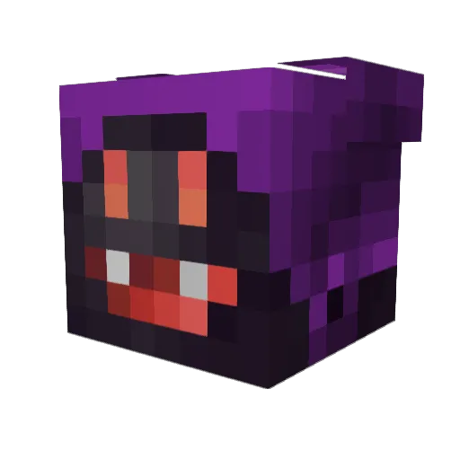 Claustofobia Minecraft avatar head, 3D render