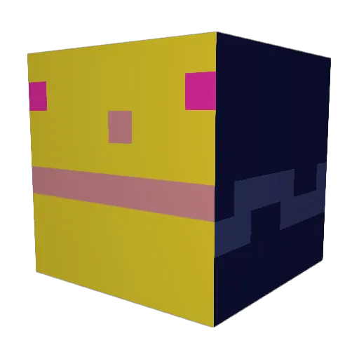 Clavatar Minecraft avatar head, 3D render
