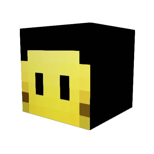 Clawedbear345 Minecraft avatar head, 3D render