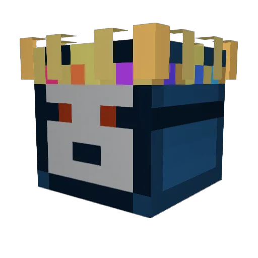 Claww___ Minecraft avatar head, 3D render