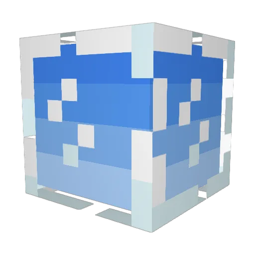 ClayBomb Minecraft avatar head, 3D render