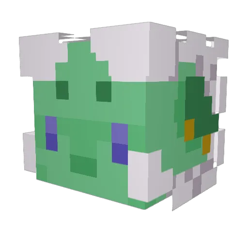 ClayDragon09 Minecraft avatar head, 3D render