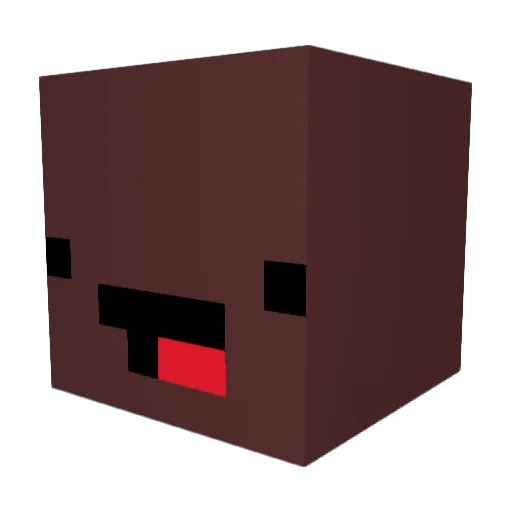 ClayTaeto Minecraft avatar head, 3D render