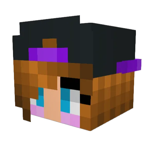 ClayTheTorpe Minecraft avatar head, 3D render