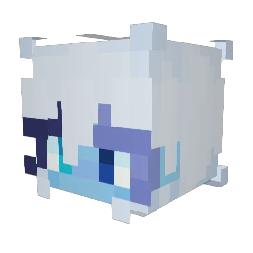 Clayberry24 Minecraft avatar head, 3D render