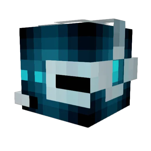 Claycon99 Minecraft avatar head, 3D render