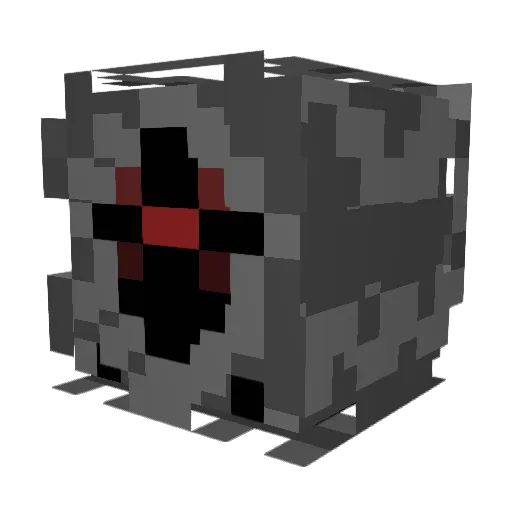 ClayishChart Minecraft avatar head, 3D render