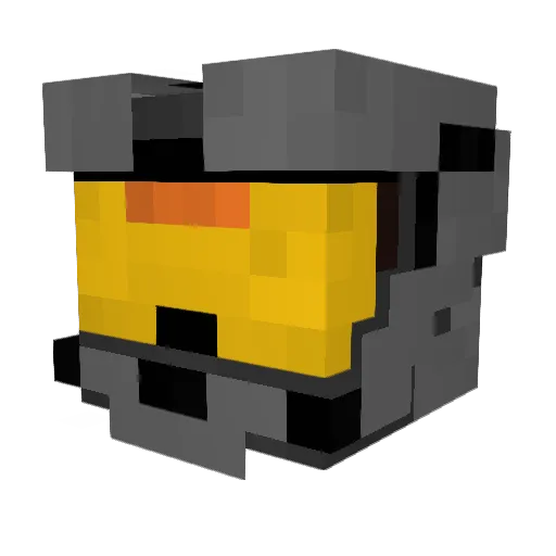 ClaymoreX12 Minecraft avatar head, 3D render