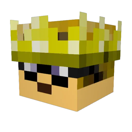 Claypiro15 Minecraft avatar head, 3D render