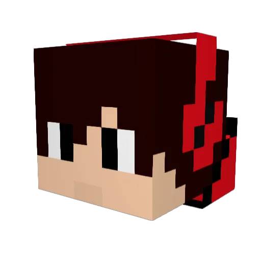 Claytanicus Minecraft avatar head, 3D render