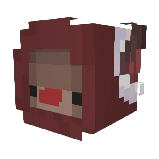 ClaytonBigsby1 Minecraft avatar head, 3D render