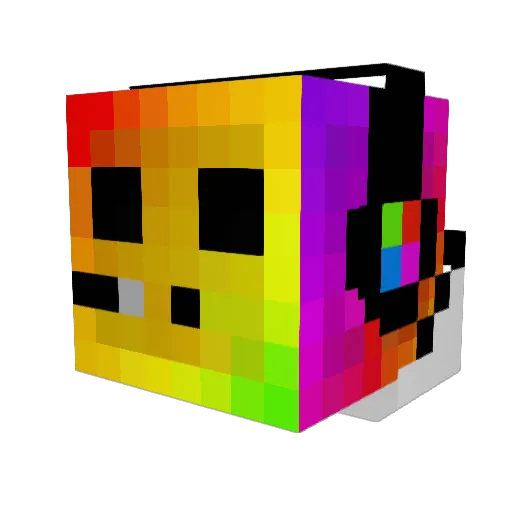 ClaytonK27 Minecraft avatar head, 3D render