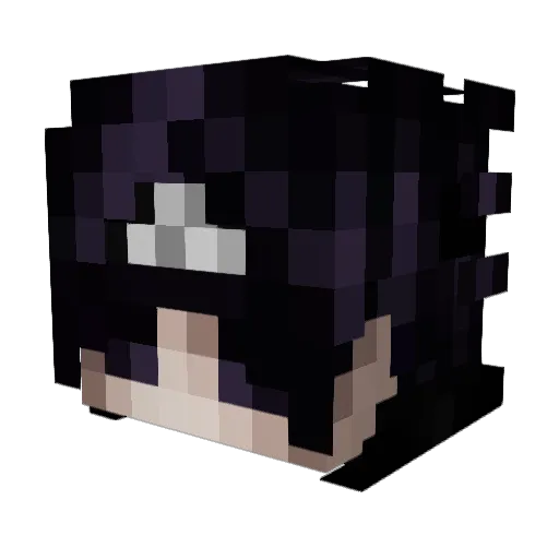 Clazzo Minecraft avatar head, 3D render