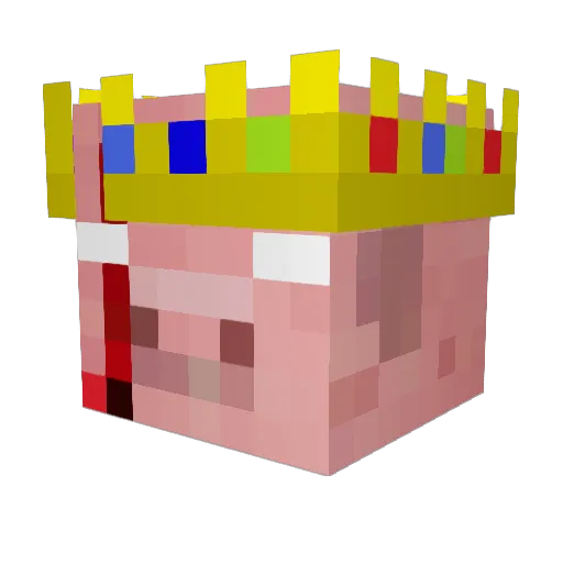 CleanComb0 Minecraft avatar head, 3D render